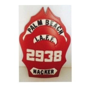 A red sign with the numbers 2 9 3 8 and palm beach.