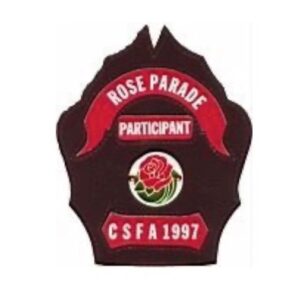A patch of the rose parade participant.
